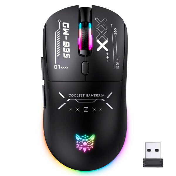 Mouse Gamer Onikuma CW935 Wireless / Bluetooth / RGB-Negro