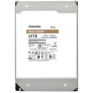 HDD Toshiba 24 TB N300 Pro NAS 3.5" SATA 3 7200RPM - HDWG82EXZSTB