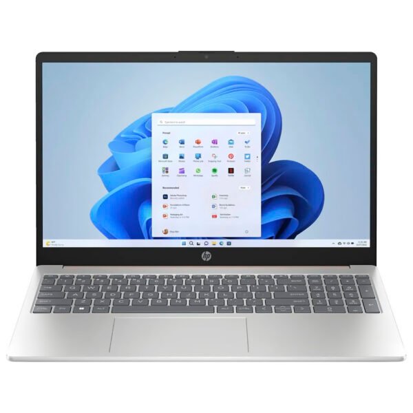 Notebook HP 15-FD0883NR Intel Core I3 N305 Pantalla Touch HD IPS 15.6" 8GB RAM 256GB SSD Windows 11-AZUL Plata (Inglés) (B89P1Ua#Aba)