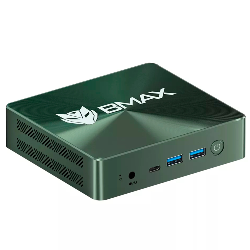 Mini PC Bmax B6 PLUS INTEL CORE I3 1000NG4 de 3.6GHZ / 12GB de RAM / 512GB SSD / WIN11 - Verde
