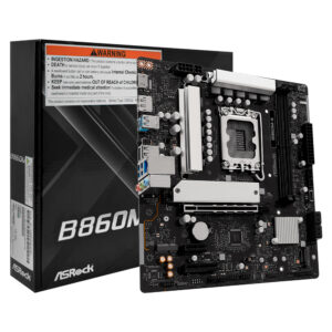 Placa Madre S1851 ASROCK B860M-X M.2 DDR5 Dp HDMI Type-C USB3.2 Glan Som Micro ATX 90-MXBRX0-A0UAYAZ