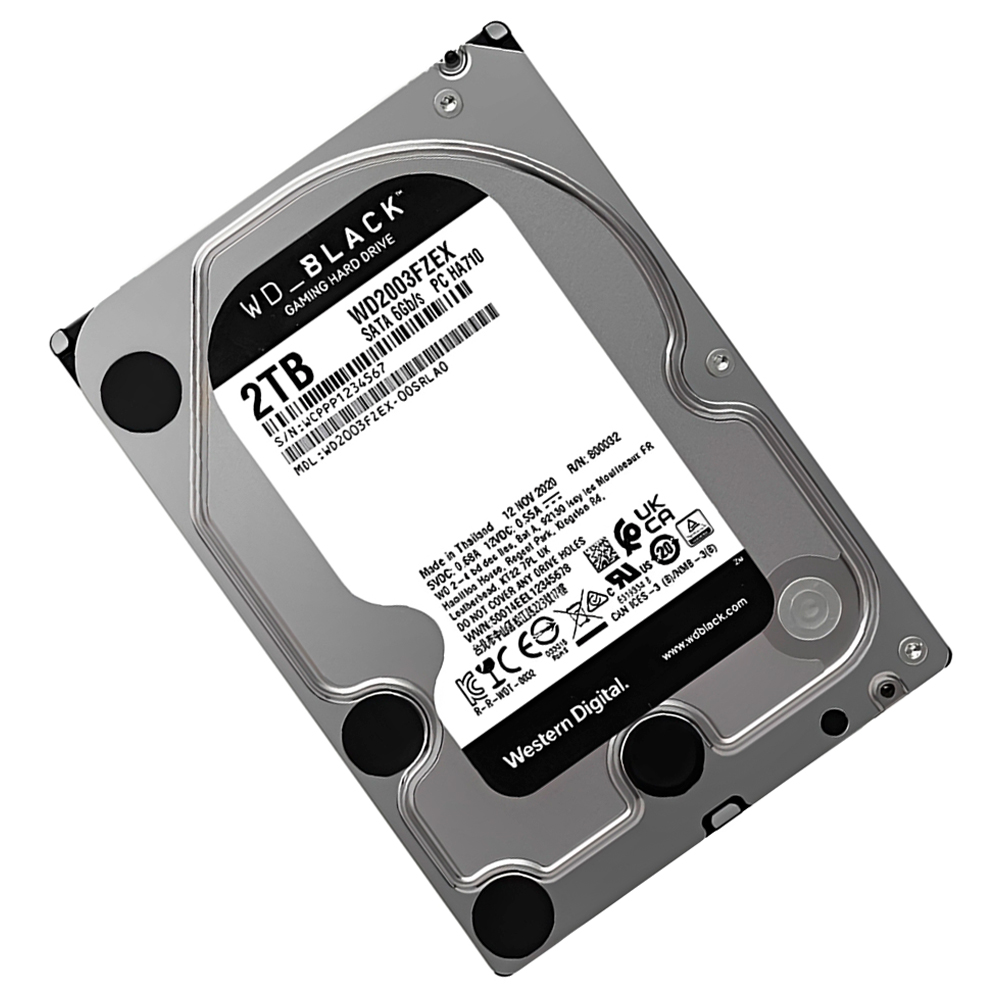 HDD Western Digital 2 TB WD Black 3.5" SATA 3 7200RPM - WD2003FZEX