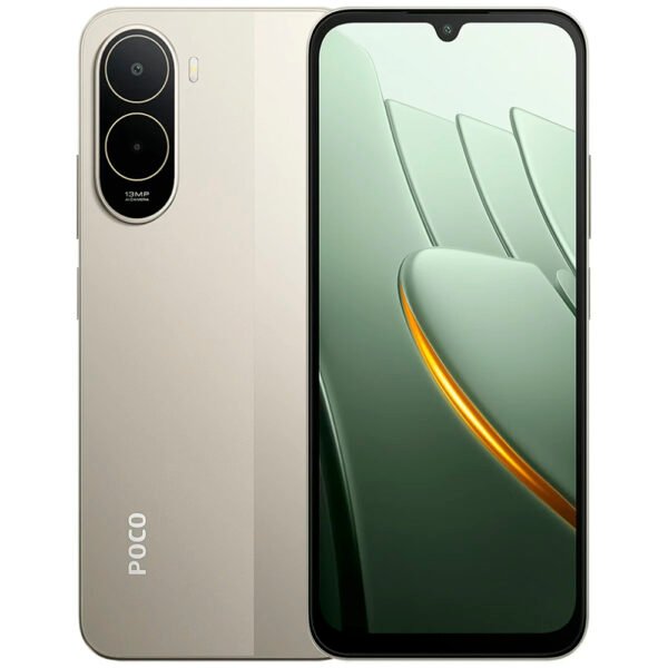 Celular Xiaomi POCO C81 Pro 4GB de RAM / 64GB / Pantalla 6.9" / Dual SIM LTE-Dorado (Global)