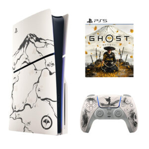 Consola Sony Playstation 5 Slim Cfi-2015 Az8X 1Tb Bivolt Blanco + Juego Ghost Of Yotei