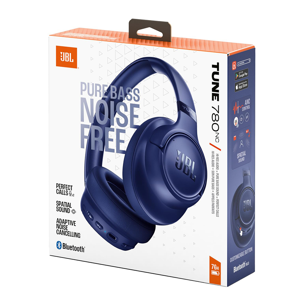 Auricular JBL Tune T780Nc Pure Bass Bluetooth Azul