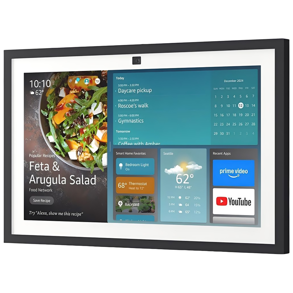 Pantalla Inteligente AMAZON ECHO SHOW 15 2ª Generación 15.6" Full HD ALEXA Bluetooth Wi - Fi - Negro