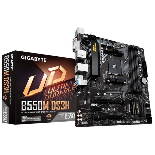 Placa Madre GIGABYTE B550M DS3H Socket AM4 DDR4 (RECONDICIONADO)