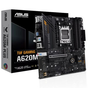 Placa Madre AM5 ASUS Tuf Gaming A620AM-PLUS M.2 DDR5 Dp HDMI PS2 USB3.2 Glan Som 90MB1N30-M0EAY0