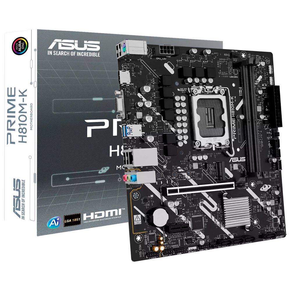 Placa Madre ASUS Prime H810M-K Socket LGA 1851 DDR5