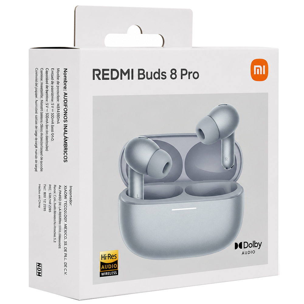 Auricular Xiaomi Redmi Buds 8 Pro Bluetooth - Glacier Azul (BHR08GMGL)