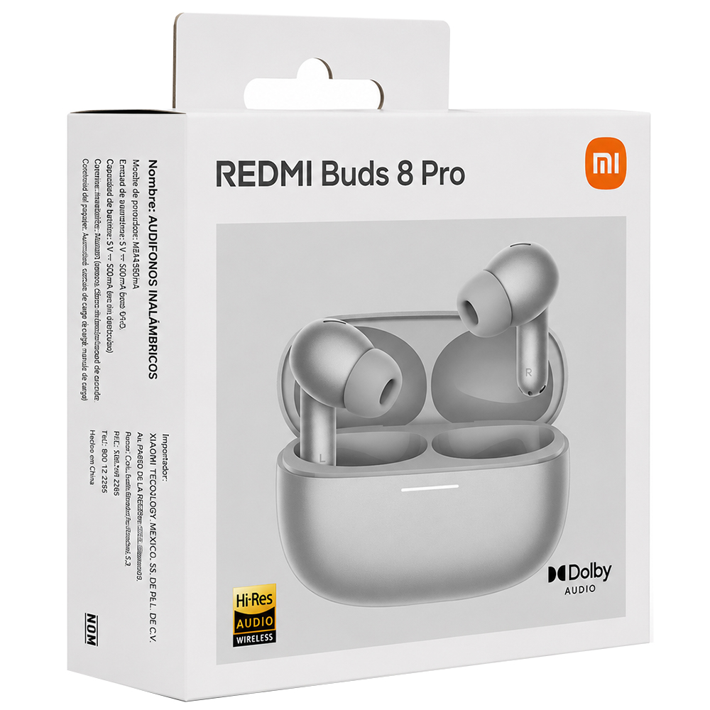 Auricular Xiaomi Redmi Buds 8 Pro Bluetooth - Cloud Blanco (BHR08GJGL)