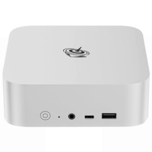 Mini PC BEELINK SER9 AMD RYZEN 7 H 255 3.3GHZ / 24GB LPDDR5X / 1TB SSD / DP / HDMI / Type - C / USB3.2 / Bt / WIFI6 / Lan / Audio / W11PRO Frost Plata