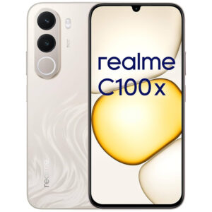 Celular Realme C100X RMX5366 NFC 4GB de RAM / 128GB / Pantalla 6.8" / Dual SIM LTE-Golden Coast (Anatel)