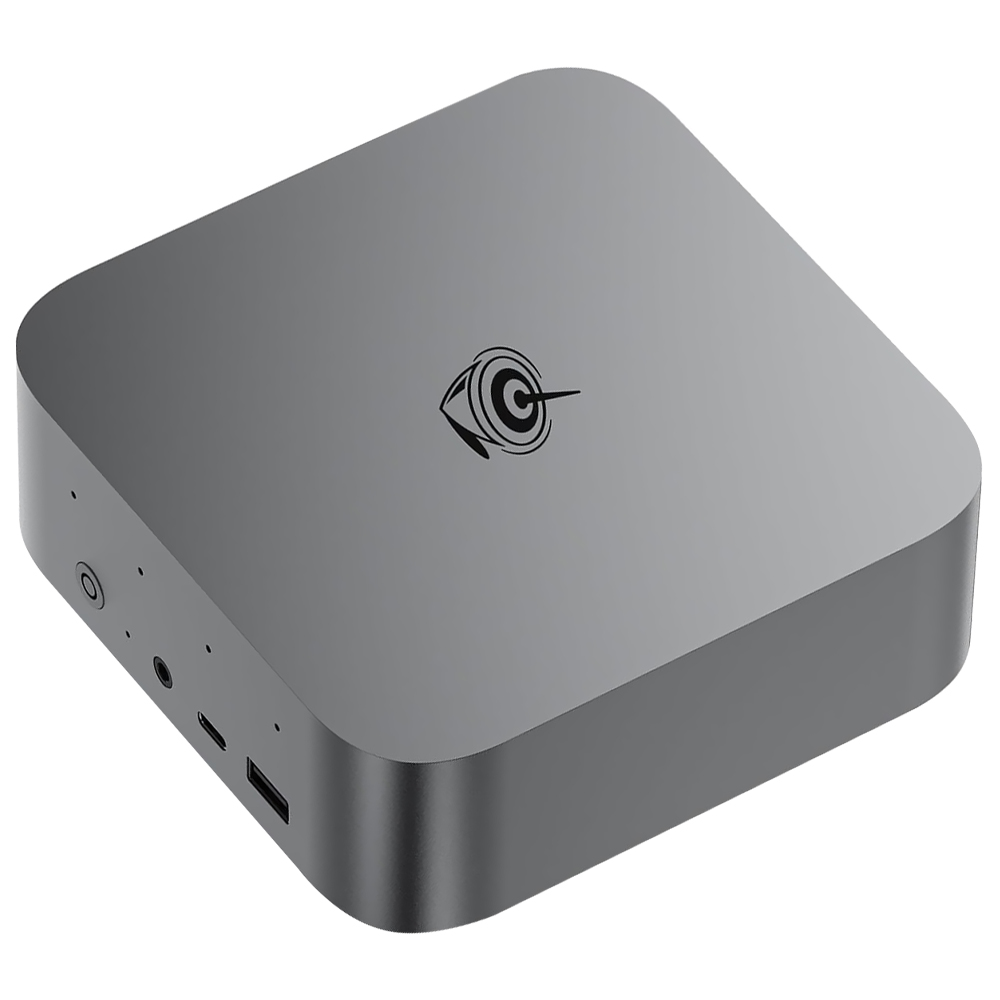 Mini PC BEELINK SER9 PRO AMD RYZEN 7 H 255 de 3.3GHZ / 24GB de RAM / 500GB SSD / WIN11PRO-SPACE Gris