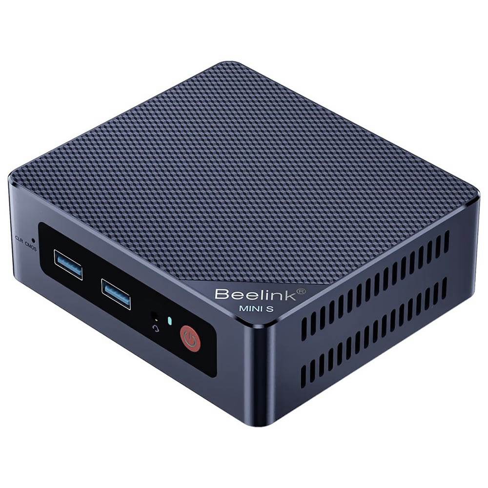 Mini PC BEELINK Mini S12 INTEL Alder Lake N95 de 1.7GHZ / 8GB de RAM / 480GB SSD-Navy Azul