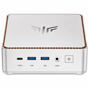 Mini PC Kamrui Hyper H2 INTEL CORE I5 14450HXH de 2.4GHZ / 16GB de RAM / 512GB SSD / WIN11PRO-PLATA