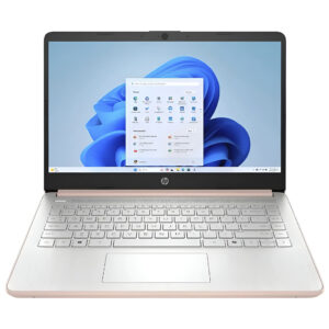 Notebook HP 14-DQ6105DX Intel Celeron N150 Pantalla HD 14.0" 4GB RAM 128GB Ufs W11-ORO Rosa (Inglés)