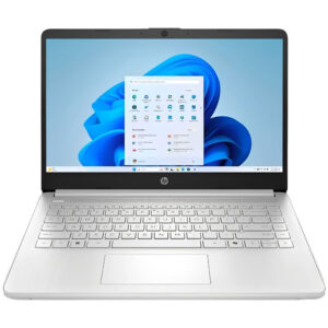 Notebook HP 14-DQ6101DX Intel Celeron N150 Pantalla HD 14.0" 4GB RAM 128GB Ufs W11-PLATA (Inglés)