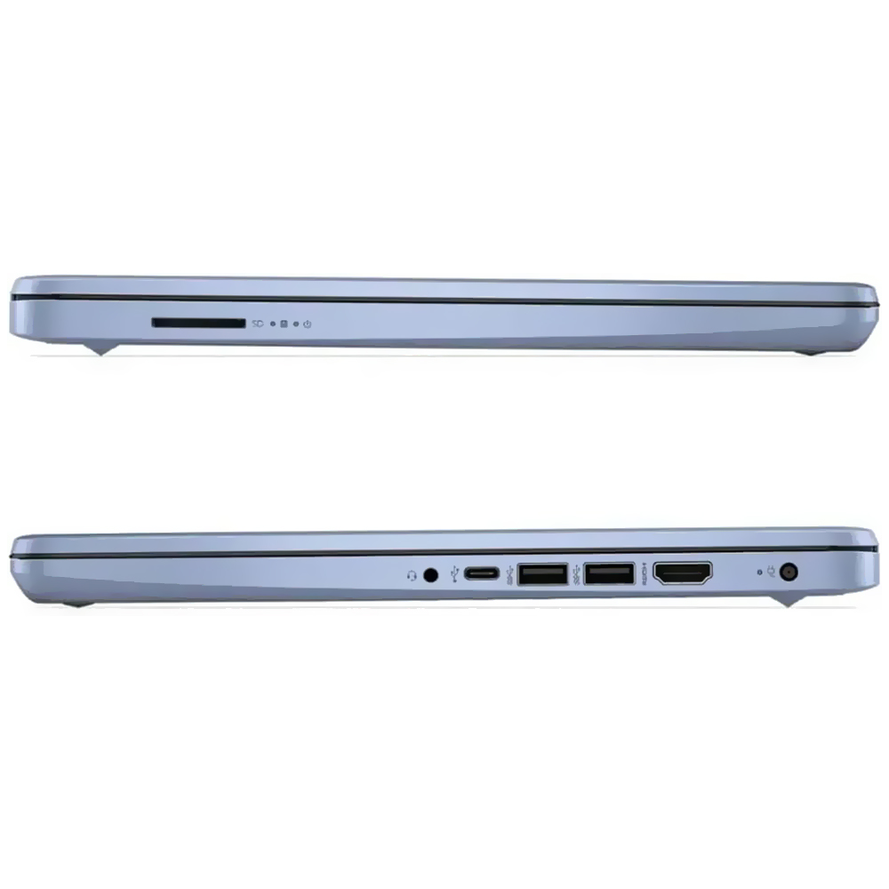 Notebook HP 14-DQ6102DX Intel Celeron N150 Pantalla HD 14.0" 4GB RAM 128GB Ufs W11-AZUL (Inglés)