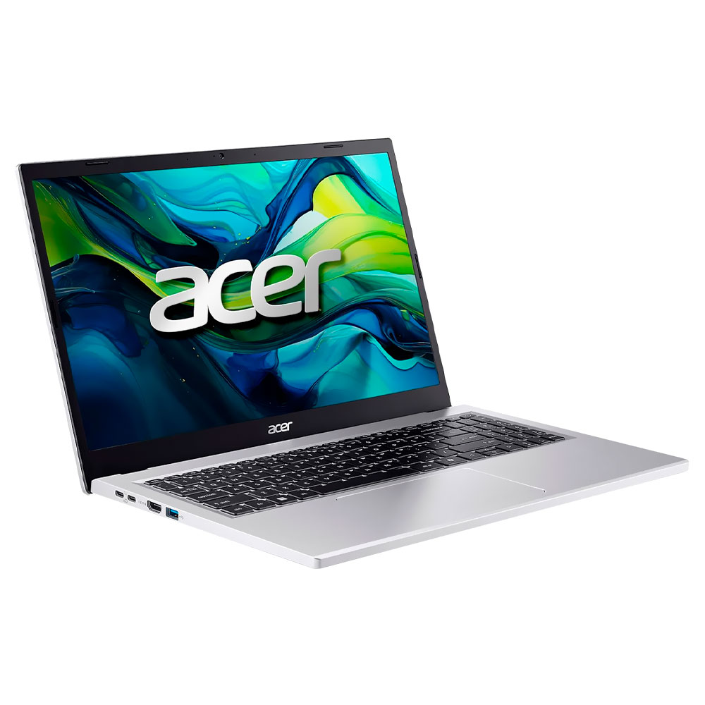 Notebook Acer Aspire Go 15 AG15-21P-R5YG AMD Ryzen 3 7320U Pantalla Full HD 15.6" 8GB RAM 128GB SSD Windows 11 Home - Pure Plata (Inglés)