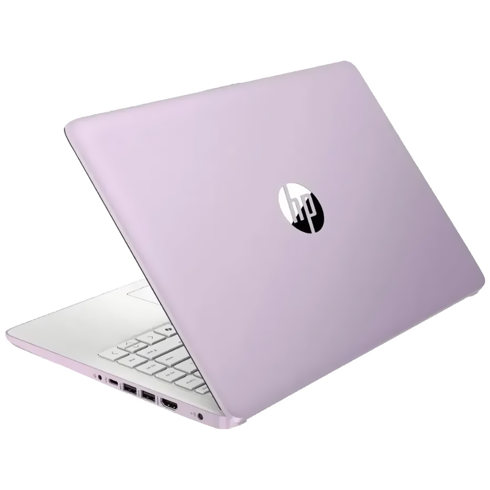 Notebook HP 14-DQ6104DX Intel Celeron N150 Pantalla HD 14.0" 4GB RAM 128GB Ufs W11-MORADO (Inglés)