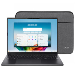 Notebook Acer Swift Go 16 AI SFG16-A71T-R87F AMD Ryzen AI 9 465 Pantalla Touch WUXGA 16" 32GB RAM 1Tb SSD Windows 11 Home - Obsidiana Negro (Inglés)