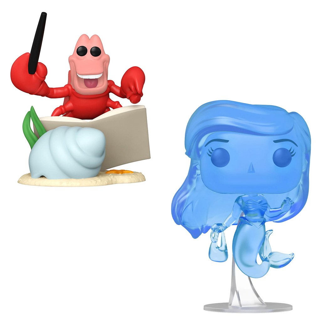 Combo Funko Pop Disney Ariel Blue 563 & Sebastian 1239