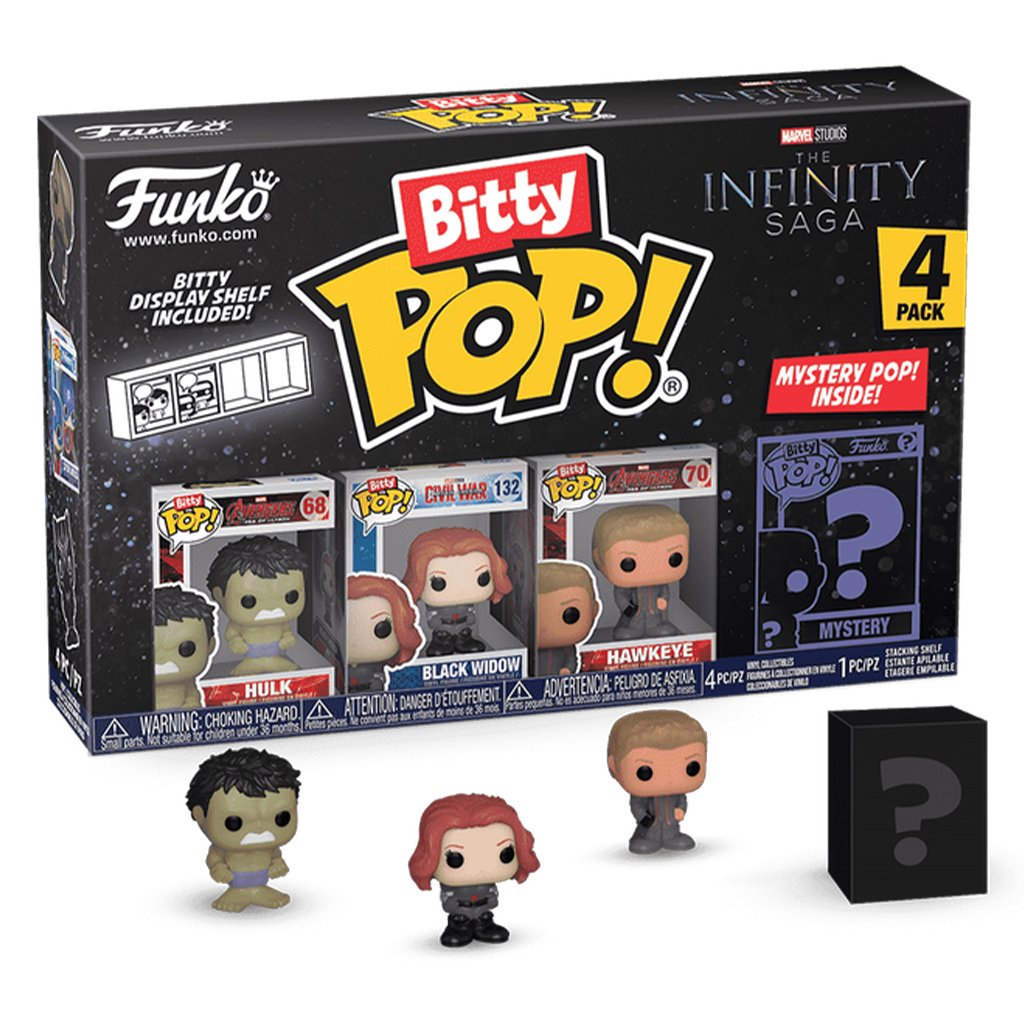 Funko Bitty Pop Marvel Hulk 4-pack (71504)