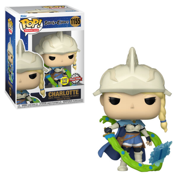 Funko Pop Animation Black Clover Exclusive - Charlotte 1155 (glow In The Dark)