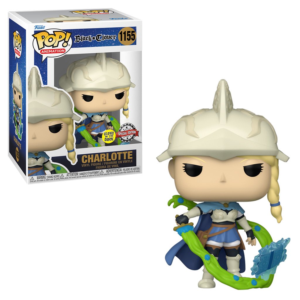 Funko Pop Animation Black Clover Exclusive – Charlotte 1155 (glow In The Dark)