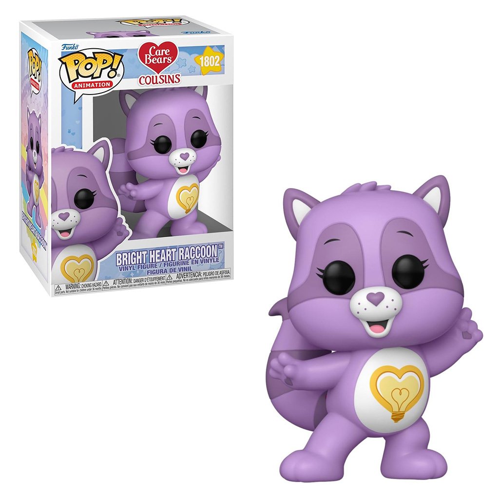 Funko Pop Animation Care Bears Cousins – Bright Heart Raccoon 1802