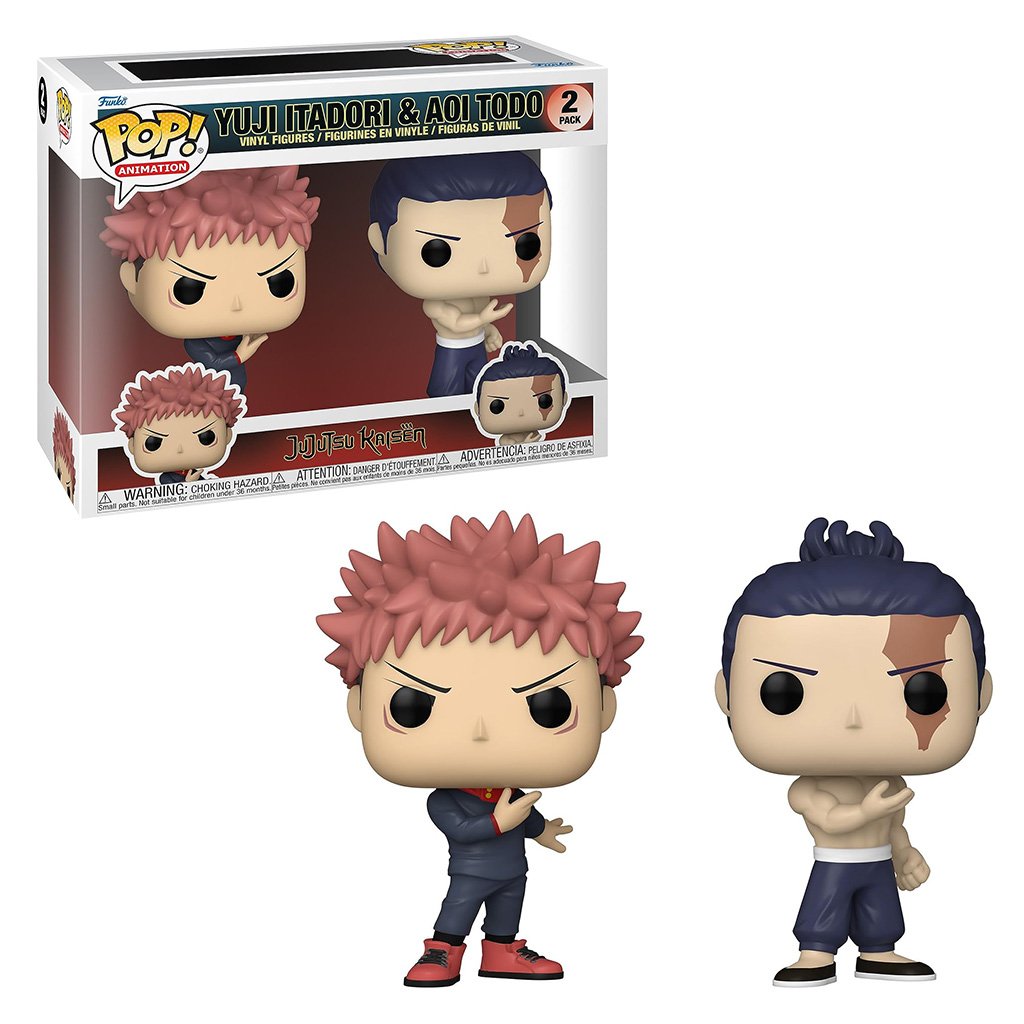 Funko Pop Animation Jujutsu Kaisen – Yuji Itadori & Aoi Todo 2-PACK (72041)