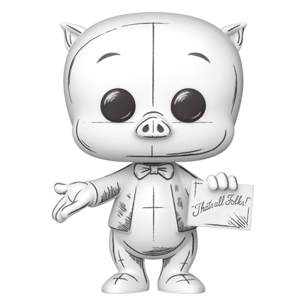 Funko Pop Animation Looney Tunes - Porky Pig 2012 (sketched)
