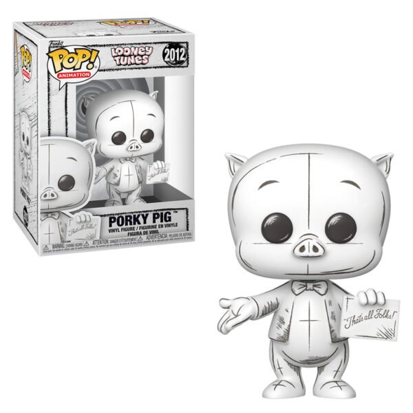 Funko Pop Animation Looney Tunes - Porky Pig 2012 (sketched)