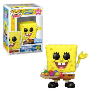 Funko Pop Animation Nickelodeon: Spongebob Squarepants Exclusive - Spongebob With Pretty Patties 2312 (glows In The Dark)