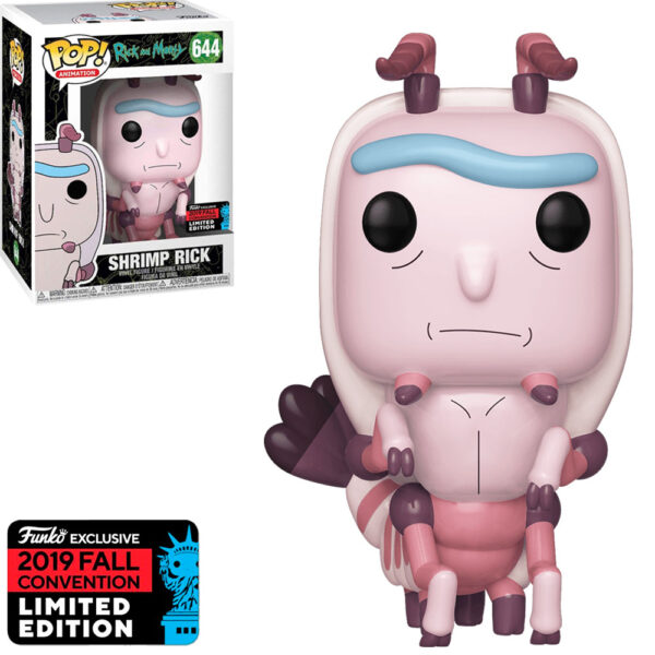 Funko Pop Animation Rick And Morty Exclusive Nycc 2019-SHRIMP Rick 644