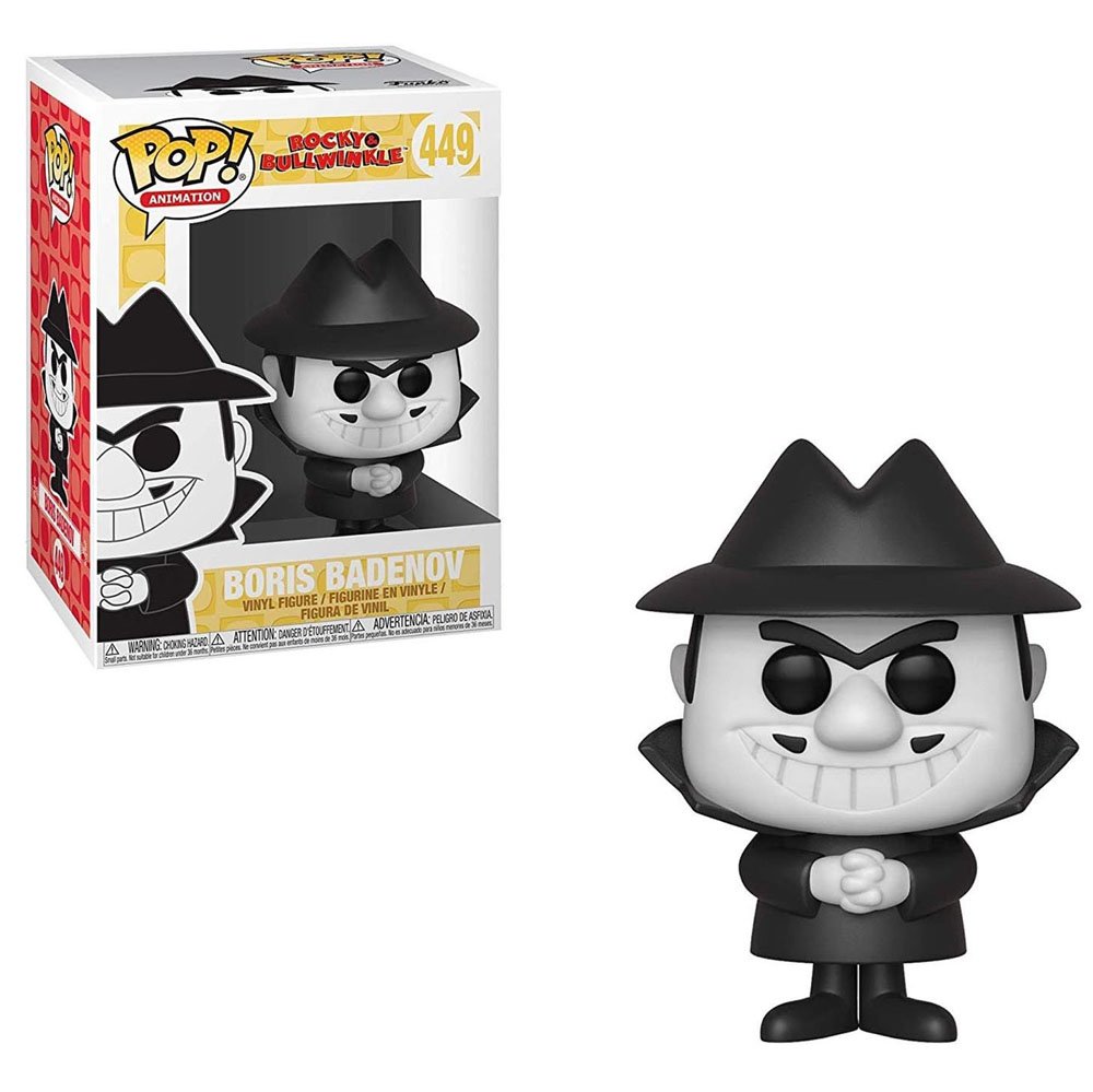 Funko Pop Animation Rocky Bullwinkle – Boris Badenov 449