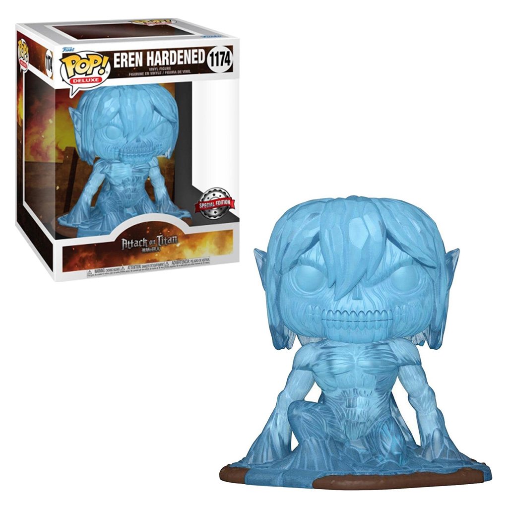 Funko Pop Attack On Titan Exclusive – Eren Hardened 1174 (super Sized 6»)