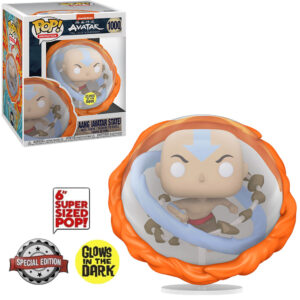 Funko Pop Avatar Exclusive - Aang - 1000 Super Sized 10" - Glow In The Dark (avatar State)