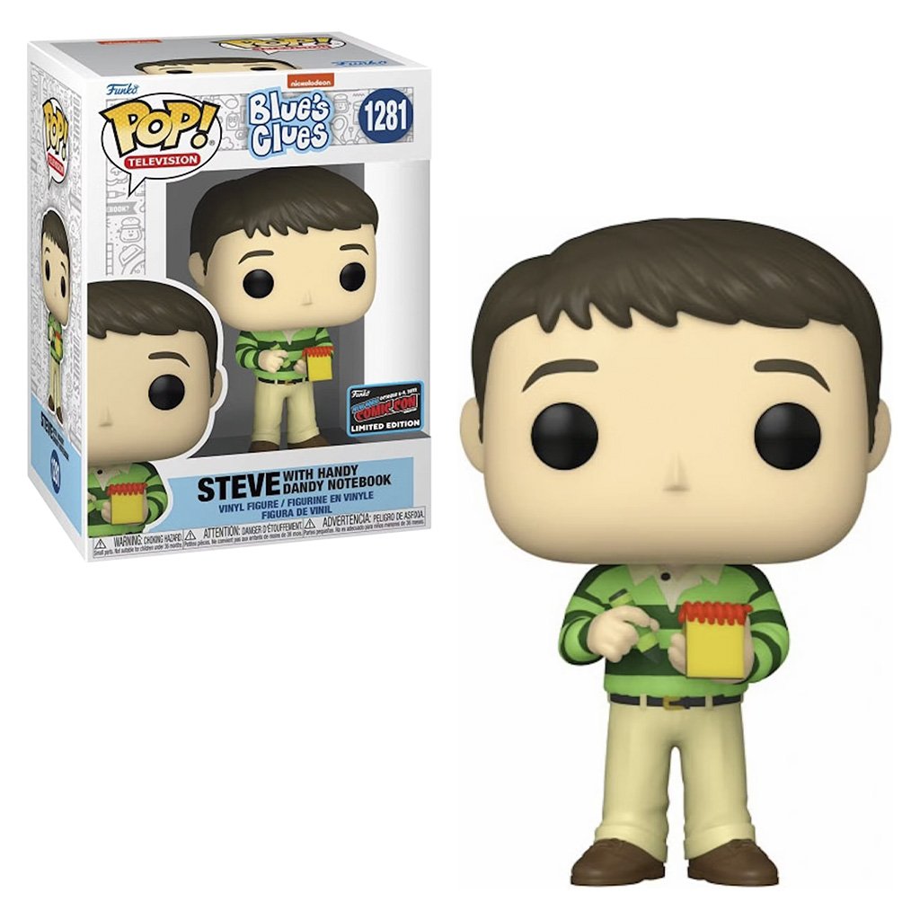 Funko Pop Blues Clues – Steve W/handy Dandy Notebook 1281