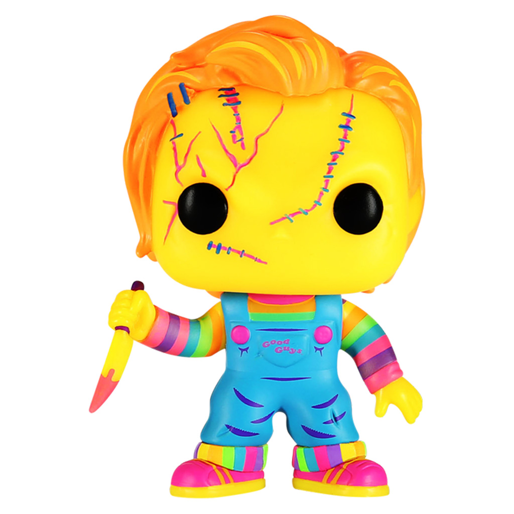Funko Pop Bride Of Chucky Exclusive- Scarred Chucky 315 (black Light)