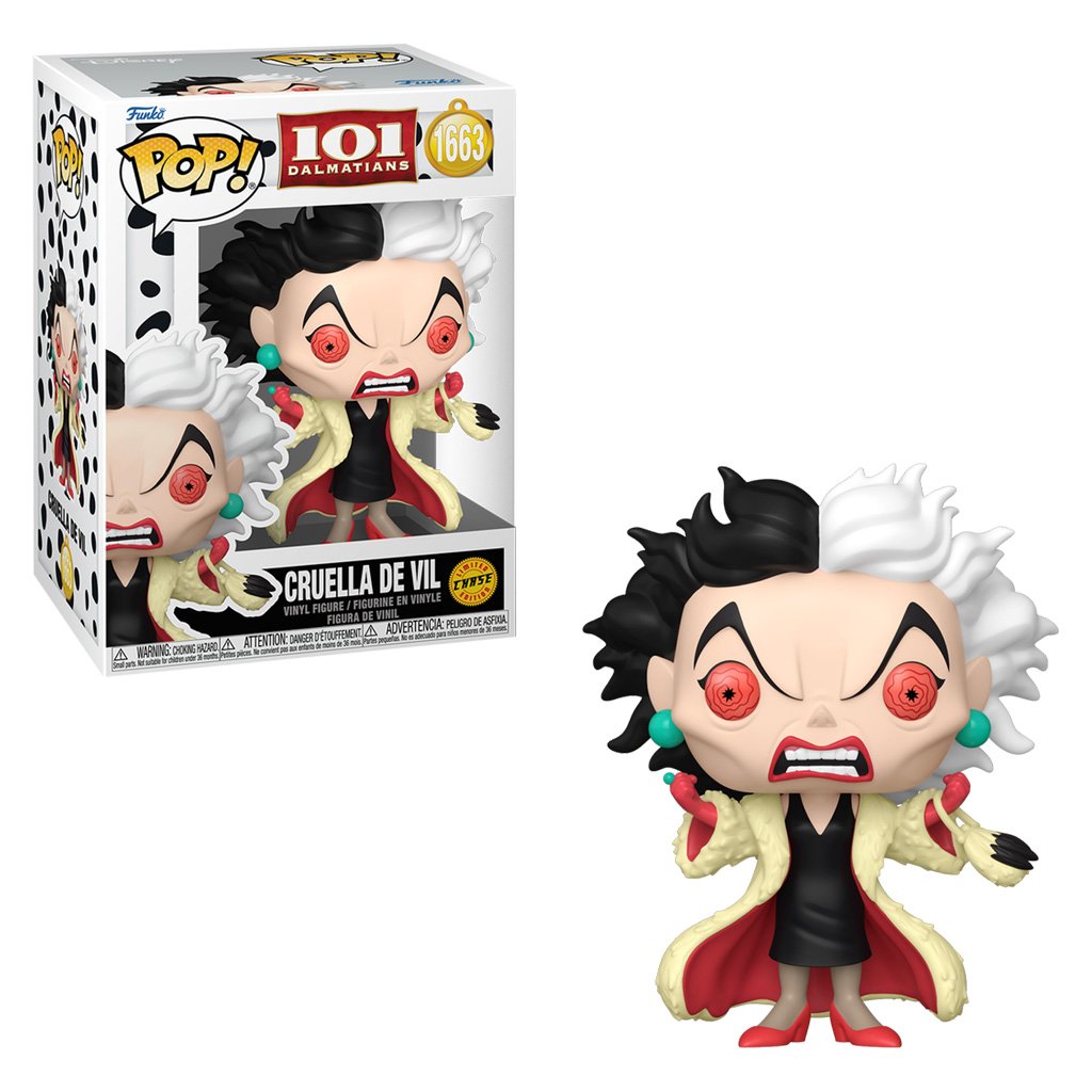 Funko Pop Chase 101 Dalmatians – Cruella de Vil 1663