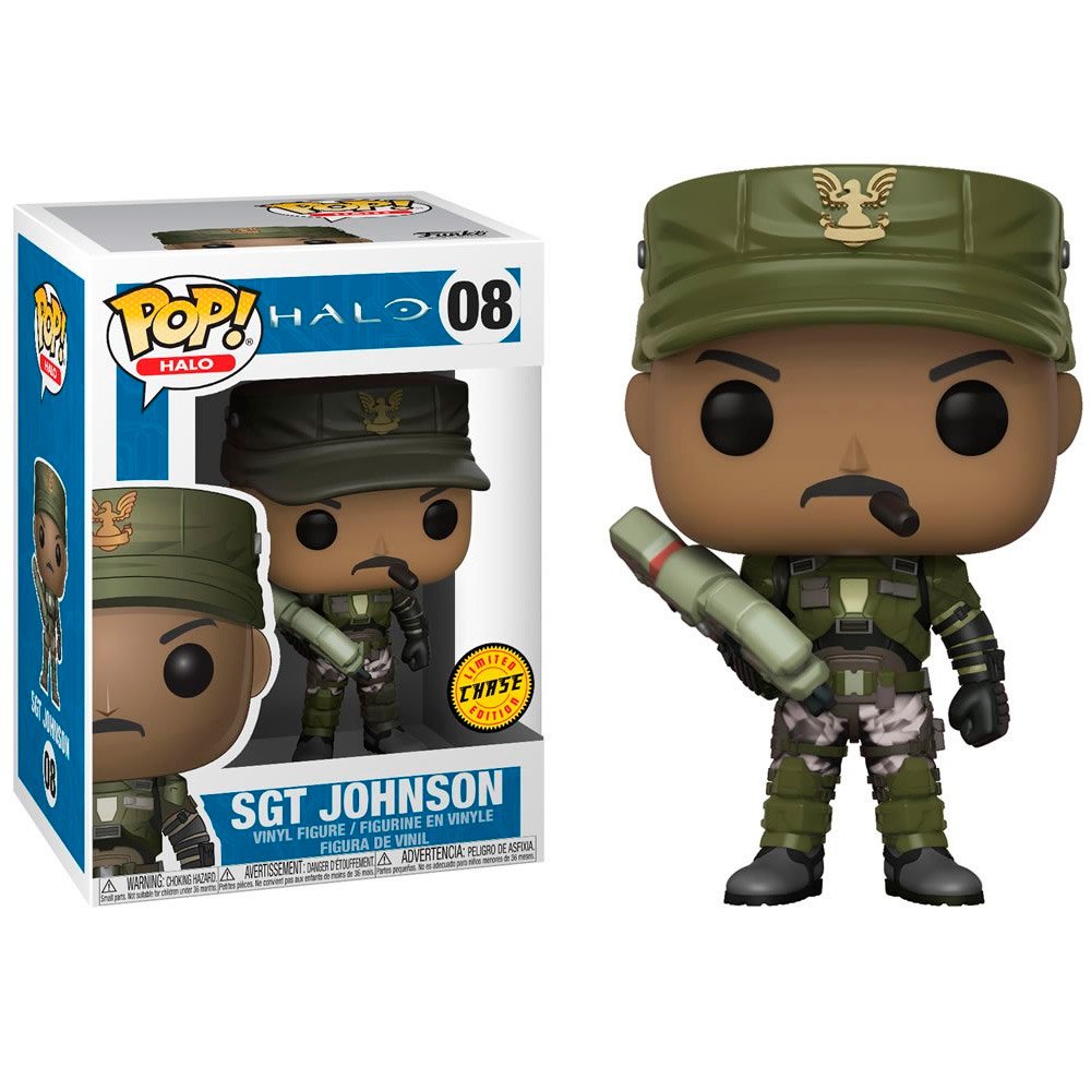 Funko Pop Chase Games Halo – Sgt Johnson 08
