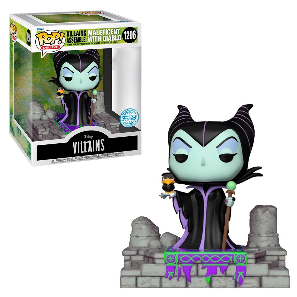 Funko Pop Deluxe Disney Villains Exclusive – Maleficent With Diablo 1206
