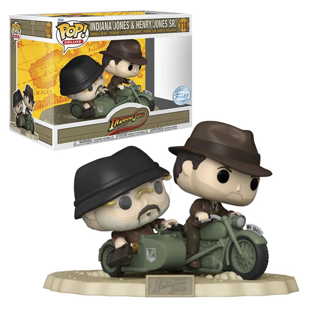 Funko Pop Deluxe Indiana Jones Exclusive – Indiana Jones & Henry Jones Sr. 118