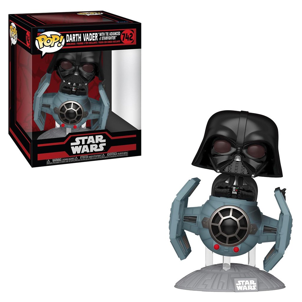 Funko Pop Deluxe: Star Wars Darkside – Darth Vader With Tie Advanced X1 Starfighter 742
