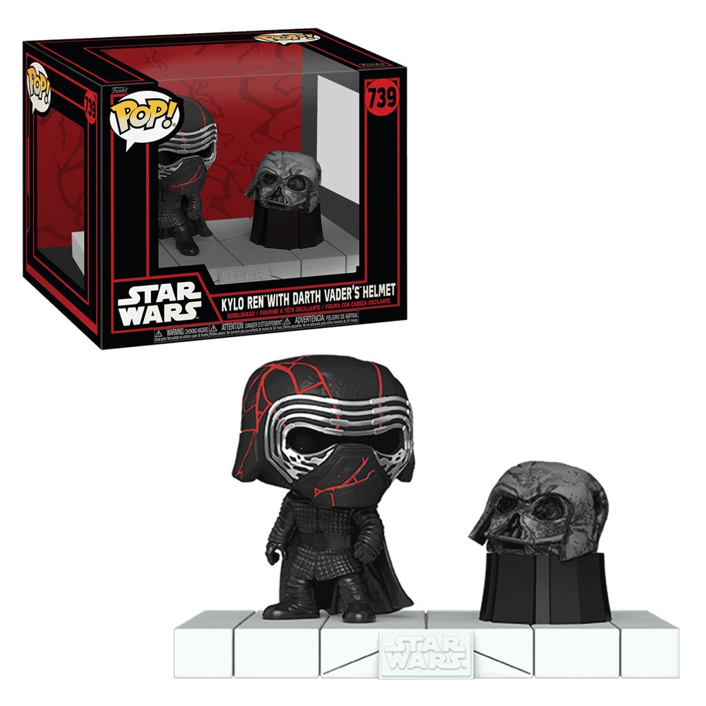Funko Pop Deluxe Star Wars – Kylo Ren With Darth Vader’s Helmt 739