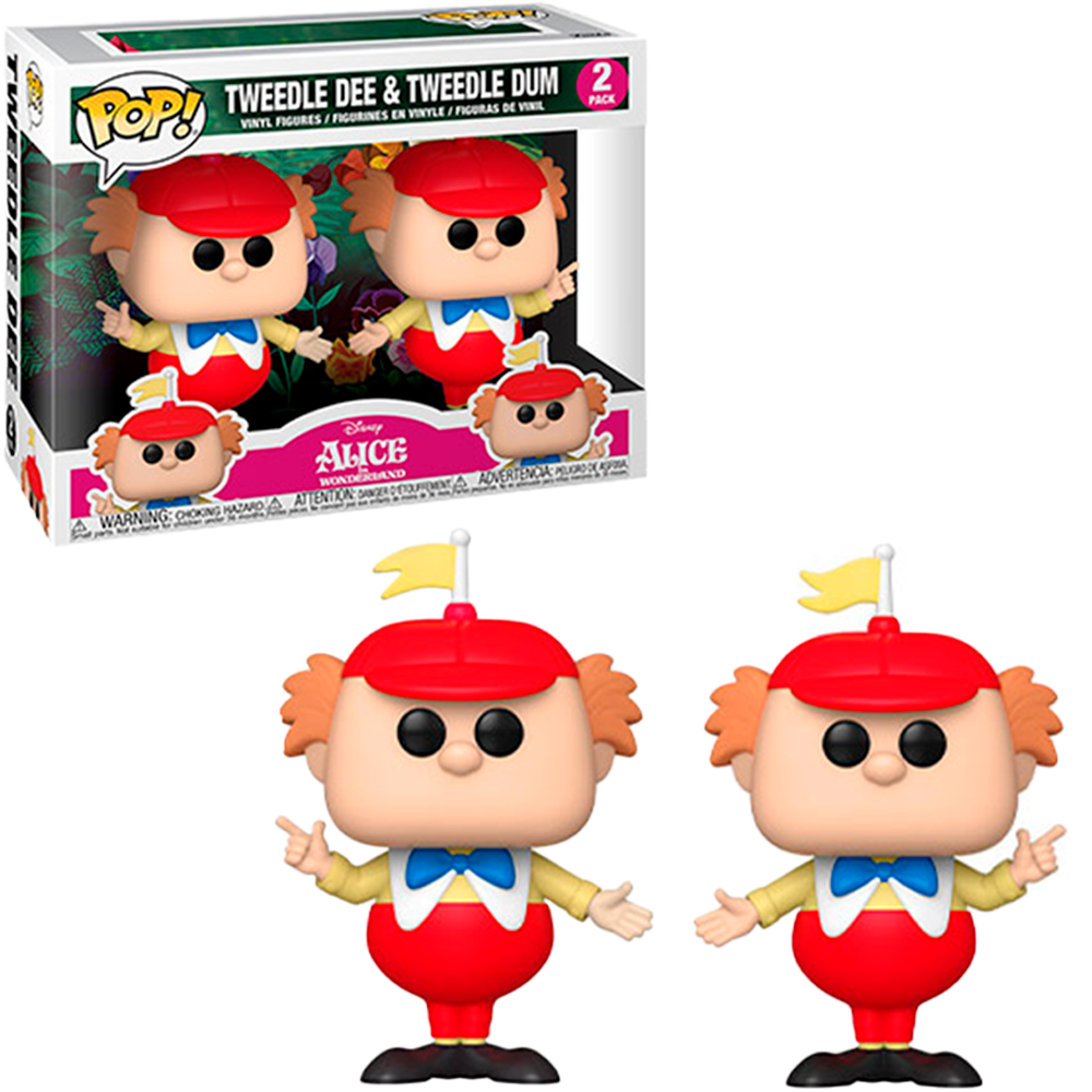 Funko Pop Disney Alice In Wonderland 70th Anniversary – Tweedledee & Tweedledum (2 Pack)