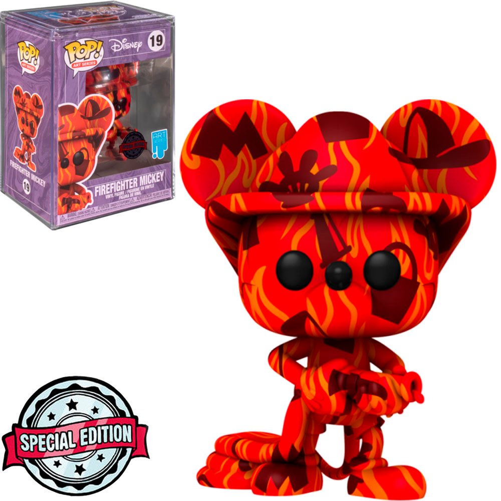 Funko Pop Disney Art Series Exclusive – Mickey Firefighter 19