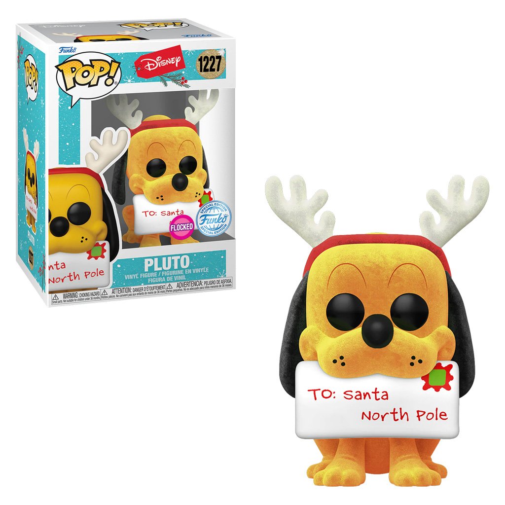 Funko Pop Disney Holiday Exclusive – Pluto 1227 (flocked)
